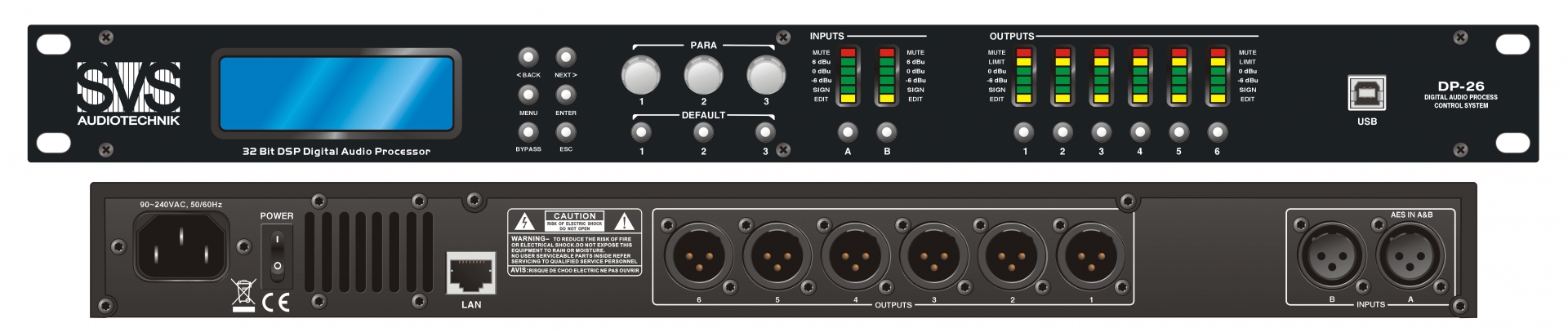 SVS Audiotechnik DP-26 Цифровой процессор: 2 входа 6 выходов в Астраханской области