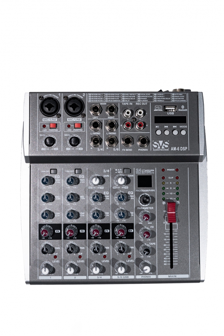 SVS Audiotechnik mixers AM-6 DSP Микшерный пульт аналоговый, 6-канальный SVS Audiotechnik mixers в Астраханской области