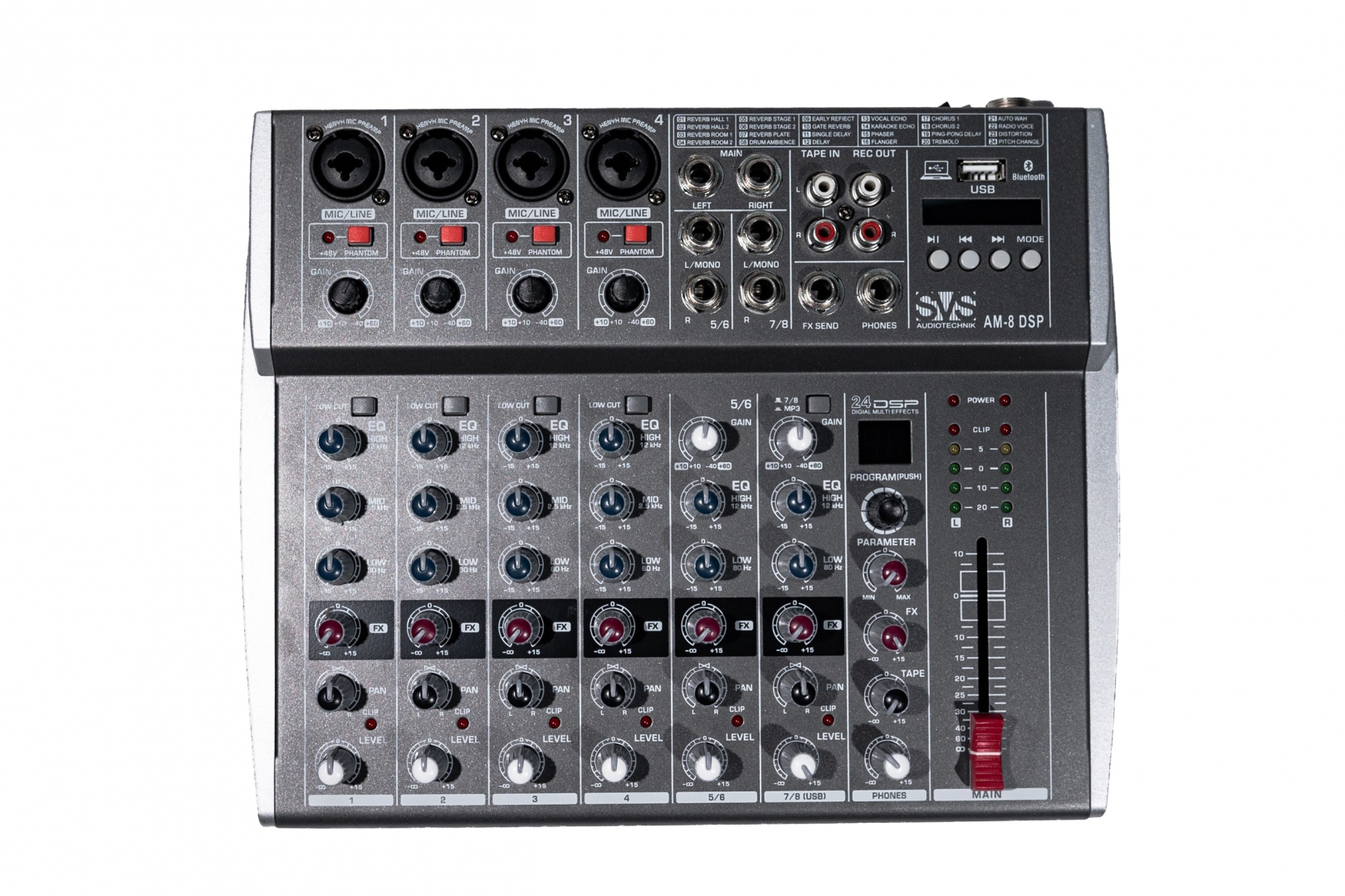 SVS Audiotechnik mixers AM-8 DSP Микшерный пульт аналоговый, 8-канальный в Астраханской области